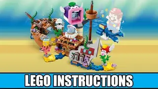LEGO Super Mario 71432 Dorrie's Sunken Shipwreck Adventure building instructions