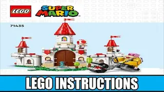 LEGO Super Mario 71435 Battle with Roy at Peach's Castle building instructions