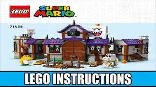 LEGO Super Mario 71436 King Boo's Haunted Mansion building instructions