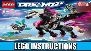 LEGO Dreamzzz 71457 Pegasus Flying Horse building instructions