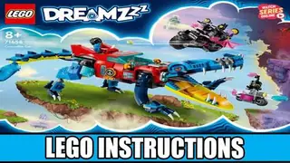 LEGO Dreamzzz 71458 Crocodile Car building instructions