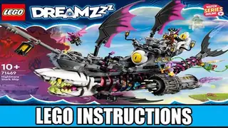 LEGO Dreamzzz 71469 Nightmare Shark Ship building instructions
