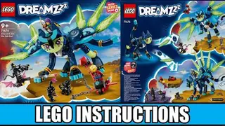 LEGO Dreamzzz 71476 Zoey and Zian the Cat-Owl building instructions