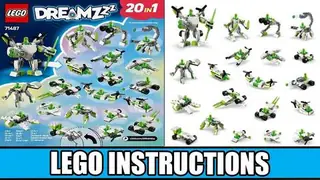 LEGO Dreamzzz 71487 Z-Blob's Robot and Vehicle Adventures building instructions