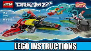 LEGO Dreamzzz 71489 Cooper's Gaming Controller Jet building instructions