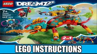 LEGO Dreamzzz 71492 Mateo's Fire Chameleon building instructions