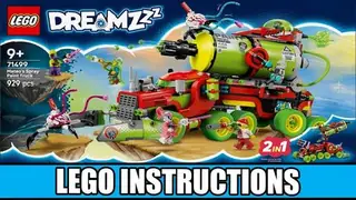 LEGO Dreamzzz 71499 Mateo's Spray Paint Truck building instructions