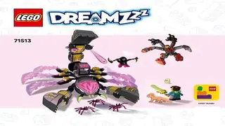 LEGO Dreamzzz 71513 Nightmare Scorpion Digger building instructions