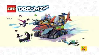LEGO Dreamzzz 71515 Tiger Shark Tank building instructions