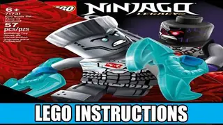 LEGO Ninjago 71731 Epic Battle Set - Zane vs. Nindroid building instructions