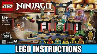 LEGO Ninjago 71735 Tournament of Elements building instructions