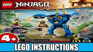 LEGO Ninjago 71740 Jay's Electro Mech building instructions