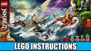 LEGO Ninjago 71748 Catamaran Sea Battle building instructions