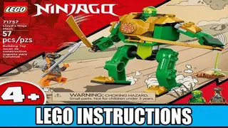 LEGO Ninjago 71757 Lloyd's Ninja Mech building instructions