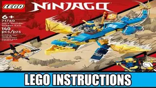 LEGO Ninjago 71760 Jay's Thunder Dragon EVO building instructions
