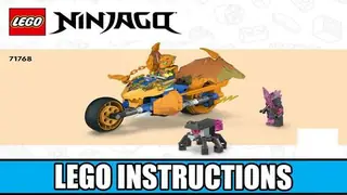 LEGO Ninjago 71768 Jay's Golden Dragon Motorbike building instructions