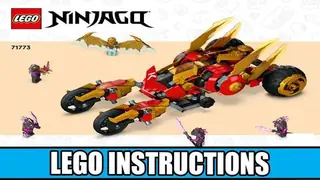 LEGO Ninjago 71773 Kai's Golden Dragon Raider building instructions