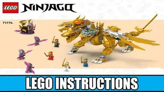 LEGO Ninjago 71774 Lloyd's Golden Ultra Dragon building instructions