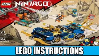 LEGO Ninjago 71776 Jay and Nya's Race Car EVO building instructions