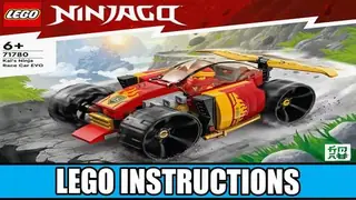 LEGO Ninjago 71780 Kai's Ninja Race Car EVO building instructions
