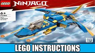 LEGO Ninjago 71784 Jay's Lightning Jet EVO building instructions