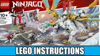 LEGO Ninjago 71786 Zane's Ice Dragon Creature building instructions