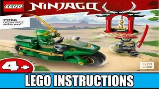 LEGO Ninjago 71788 Lloyd's Ninja Street Bike building instructions