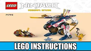 LEGO Ninjago 71792 Sora's Transforming Mech Bike Racer building instructions