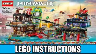LEGO 71799 NINJAGO City Markets building instructions