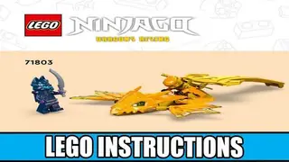 LEGO Ninjago 71803 Arin's Rising Dragon Strike building instructions