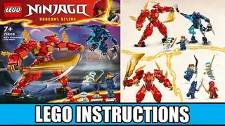 LEGO Ninjago 71808 Kai's Elemental Fire Mech building instructions
