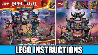 LEGO Ninjago 71813 Wolf Mask Shadow Dojo building instructions