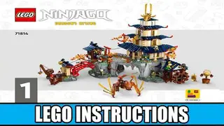LEGO Ninjago 71814 Tournament Temple City building instructions