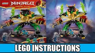 LEGO Ninjago 71817 Lloyd's Elemental Power Mech building instructions