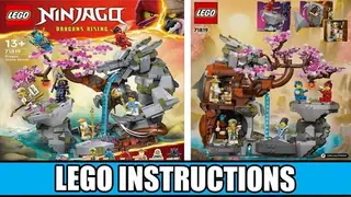 LEGO Ninjago 71819 Dragon Stone Shrine building instructions
