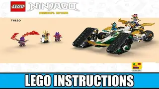 LEGO Ninjago 71820 Ninja Team Combo Vehicle building instructions