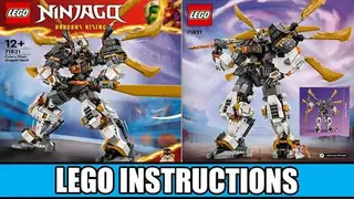 LEGO Ninjago 71821 Cole's Titan Dragon Mech building instructions