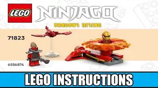 LEGO Ninjago 71823 Kai's Dragon Spinjitzu Spinner building instructions