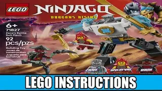 LEGO Ninjago 71827 Zane's Battle Suit Mech building instructions