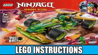 LEGO Ninjago 71828 Lloyd's Pull-Back Race Car building instructions