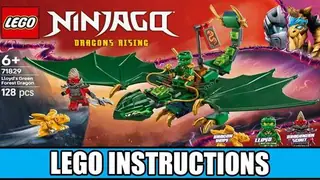 LEGO Ninjago 71829 Lloyd's Green Forest Dragon building instructions