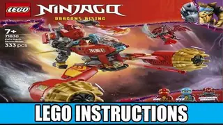 LEGO Ninjago 71830 Kai's Mech Storm Rider building instructions