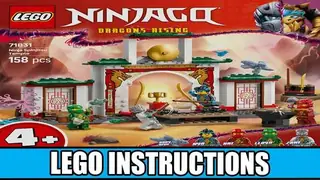 LEGO Ninjago 71831 Ninja Spinjitzu Temple building instructions