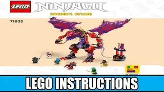 LEGO Ninjago 71832 Thunderfang Dragon of Chaos building instructions