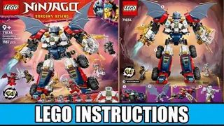 LEGO Ninjago 71834 Zane's Ultra Combiner Mech building instructions