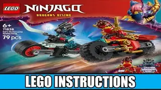 LEGO Ninjago 71838 Kai's Motorcycle Speed Race building instructions