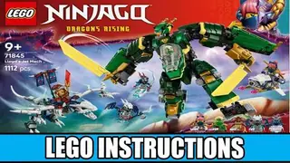 LEGO Ninjago 71845 Lloyd's Jet Mech building instructions