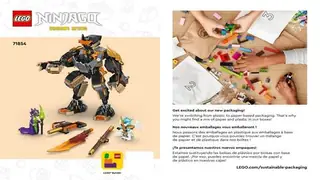 LEGO Ninjago 71854 Cole's Mission Mech building instructions