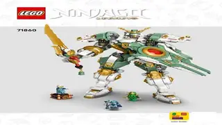 LEGO Ninjago 71860 Lloyd's Titan Mech building instructions