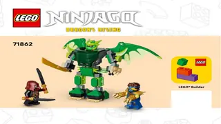 LEGO Ninjago 71862 Lloyd's Dragon Mech Battle Pack building instructions